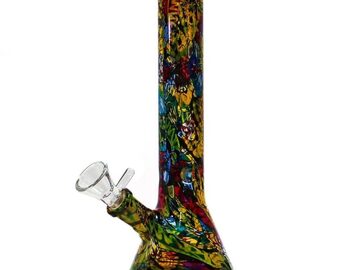 Post Now: Simple 26cm Glass Bong in a range of creative designs – Pop Art