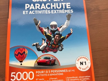 Vente: Coffret Wonderbox "Saut parachute activités extrêmes" (279,90€)