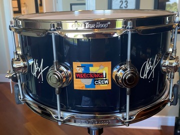 Selling with online payment: Reduced again $1350 DW Hal Blaine 6.5" x 14" snr Autographed!