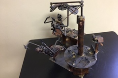 Selling with online payment: Large Metal Eye Doctor Figurine by Joseph Romano - MAKE OFFER!