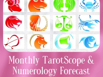 Selling: Personal Monthly TarotScope and Numerological Forecast