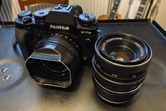 Location avec paiement en ligne: Fujifilm X-T2 + 2 lenses + Extra Battery