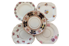 Vente: 5 English vintage plates