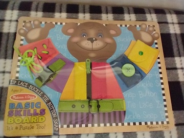 Selling with online payment: Melissa & Doug Basic Skills Board - Bear