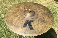 Selling with online payment: $350 Zildjian 20" K Custom Left Side Ride w 3 Rivets 2447 g