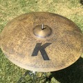 Selling with online payment: $350 Zildjian 20" K Custom Left Side Ride w 3 Rivets 2447 g