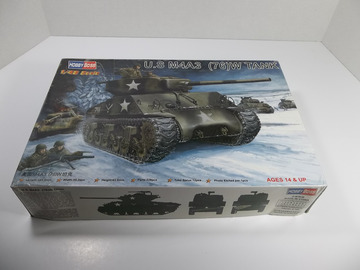 Selling with online payment: 1/48 Scale M4A3 (76)W Sherman by Hobby Boss