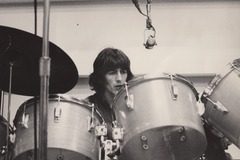 Selling with online payment: Actual Photo of George Harrison playing Hal Blaine's Monster Kit
