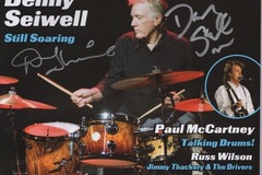 Selling with online payment: Autographed Denny Seiwell and Denny Lane copy of Classic Drummer