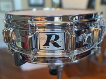 VIP Member: $449 OBO 1977 Rogers Big R Dynasonic 5" x 14" snare One Owner
