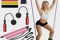 Liquidation & Wholesale Lot: Maxwealth 3-in-1 Fitness Set for Home Gym Workouts – Item #5477