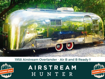 For Sale: 1958 AIRSTREAM OVERLANDER - EXCELLENT AIR BNB TRAILER !