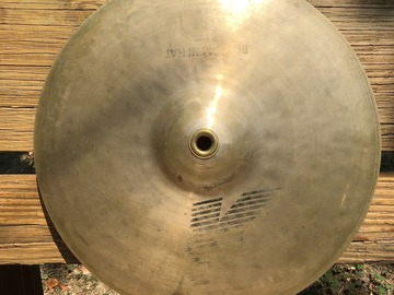 Selling with online payment: Vintage 1980s Zildjian 13" K Hi Hat cymbal 965 grams IAK