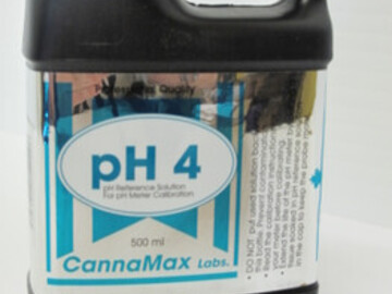 Post Now: CannaMax, pH4, Calibration Solution, 500ml