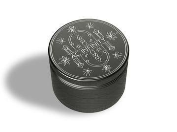 Post Now: Magnetic 3-Chamber Herb Grinder Black - 2 INCH
