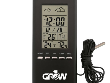 Post Now: GROW1 Wireless Indoor & Outdoor Temperature And Humidity Hygromet