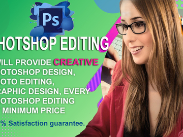 Offer Product/ Services: Photoshop editing for photo edit and photo retouching, dsign