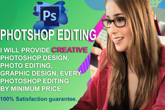 Offer Product/ Services: Photoshop editing for photo edit and photo retouching, dsign