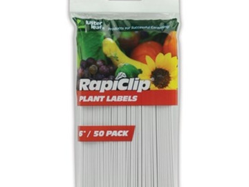 Post Now: Rapiclip Plant Labels 6"  50 pk