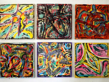 Sell Artworks: Abstract(six hearts)-V