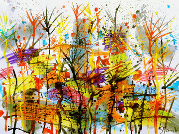 Sell Artworks: Landscaping on Jazz-XCIX