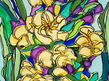 Sell Artworks: Abstracted Blooms