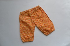 Vente au détail: Pantalon bébé orange coton bio
