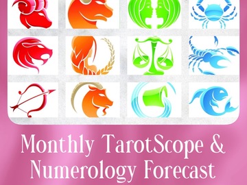 Selling: Monthly TarotScope and Numerology Forecast Reading 