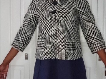 Selling: Houndstooth and Plaid Blazer