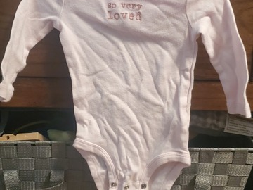 Selling with online payment: Long sleeve 6 months onesie