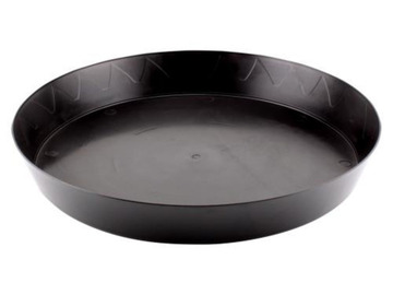Post Now: Heavy Duty Black Saucer - 14 in