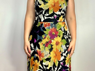 Selling: Pure Silk Floral Midi Dress