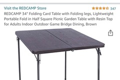 Rent out Weekly: Modern light card table