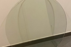 À vendre: Plateau en verre trempé diamètre 70 cm