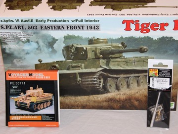 Selling with online payment: Rye Field Model 1/35 Tiger I w/ PE and metal barrel
