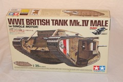 Selling with online payment: 1/35 Tamiya Mk. IV Male w/ motor