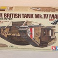 Selling with online payment: 1/35 Tamiya Mk. IV Male w/ motor