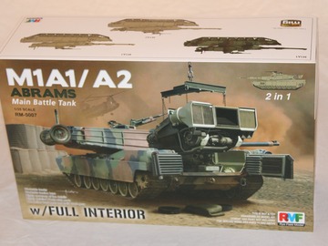 Selling with online payment: 1/35 RMF M1A2 Abrams w/ full interior & metal barrel w/ resin 