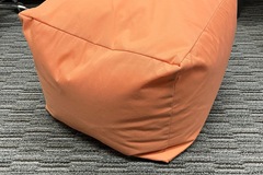 Buy Now: Room Essentials Peach Bean Bag (18" x 18" x 15") NEW! 15 QTY