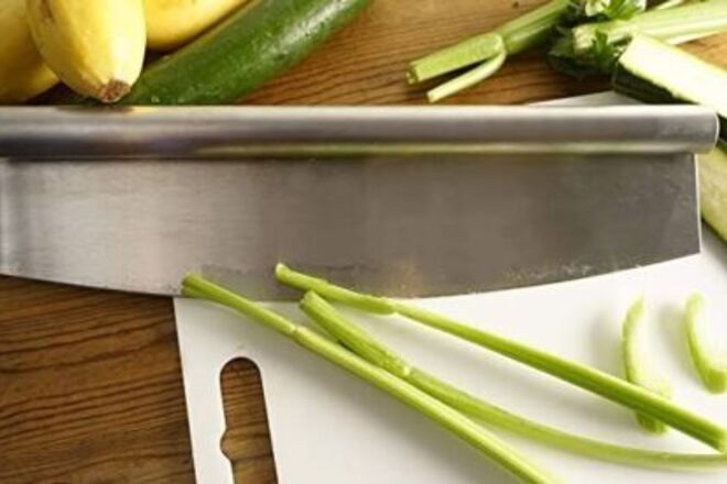 50 pcs RSVP Premium Rocker Style 14" Stainless Pizza Cutter