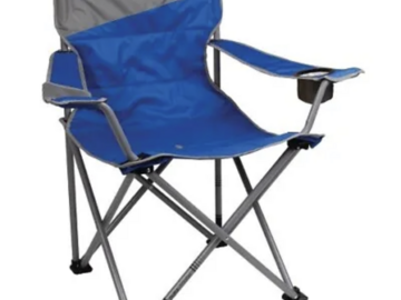 Buy Now: Coleman Blue Big N Tall Folding Lawn Chair with Bag NEW! 20 QTY