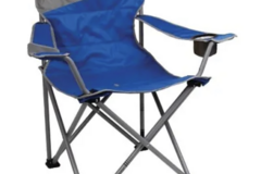 Liquidation & Wholesale Lot: Coleman Blue Big N Tall Folding Lawn Chair with Bag NEW! 20 QTY