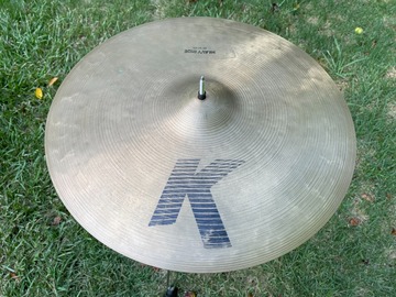 Selling with online payment: Vintage 1990s Zildjian 20" K Heavy Ride 2686 grams