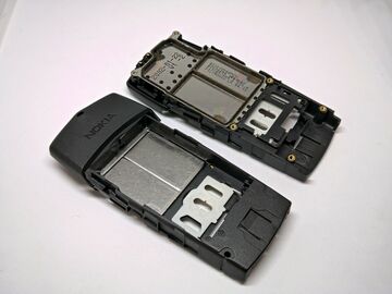 Selling with online payment: Original Nokia 6510 Middle Cover Black 9458225