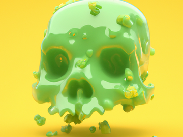 Selling: Green Skull