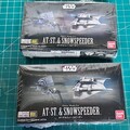 Selling with online payment: Bandai 1/144 AT-ST & Snow Speeder