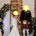 Rent per night (24 hour rental): Large gold metal hoop stand 