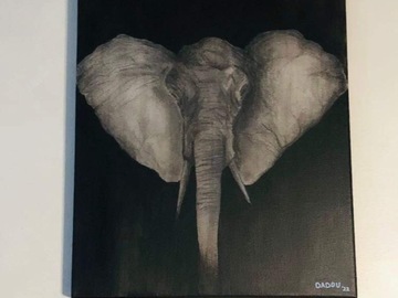 Sell Artworks: Charcoal Elephant 