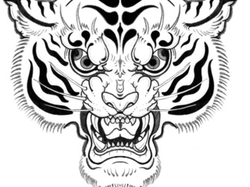 Tattoo design: Tiger