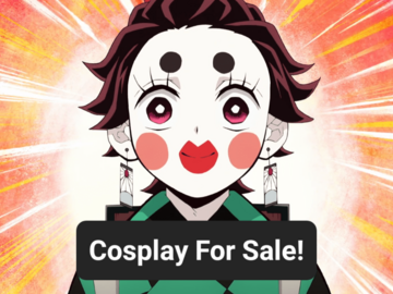 Selling with online payment: Demon Slayer S2 Tanjiro Cosplay